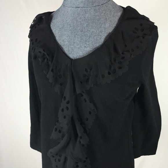 Cable & Gauge Womens Petite S Black Shirt Top - Picture 1 of 8